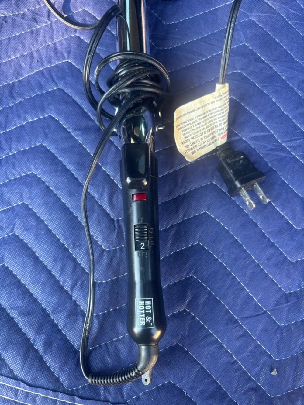 Black Hair Curling Iron - Professional Styling Tool